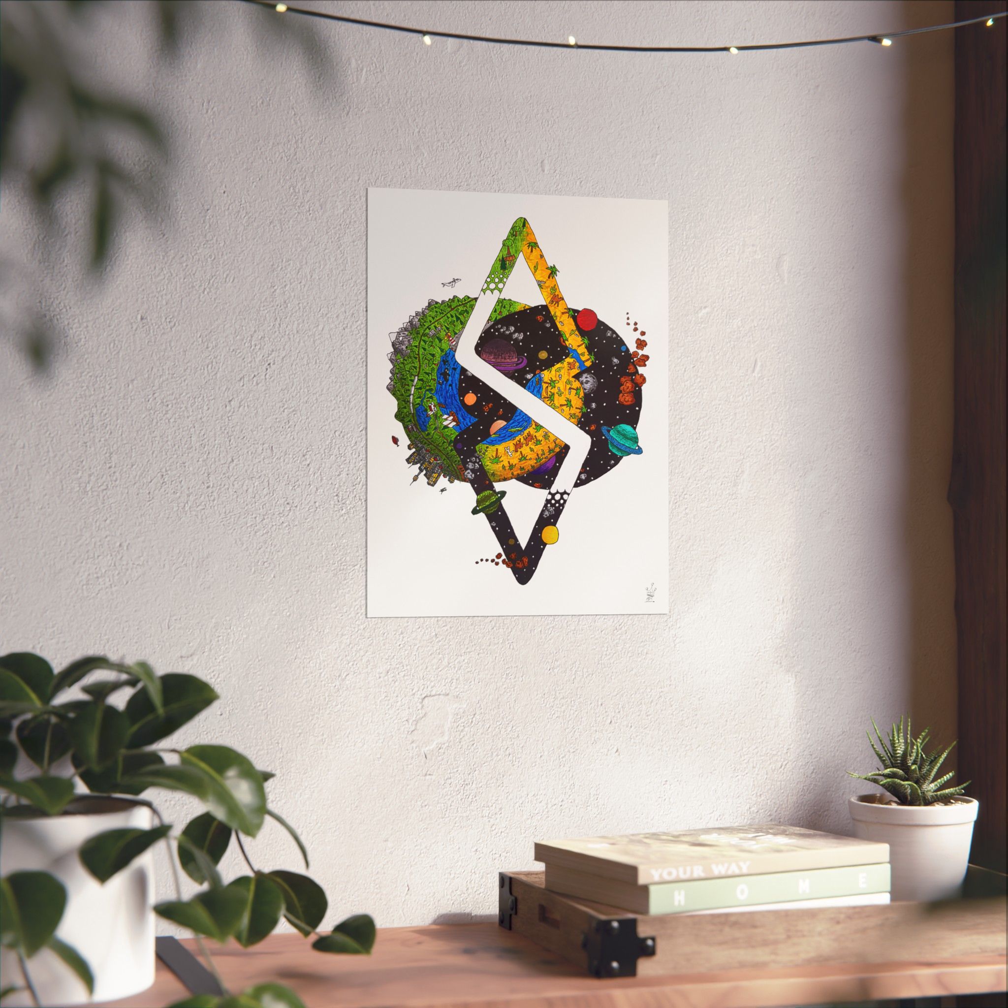 Connected Art Print