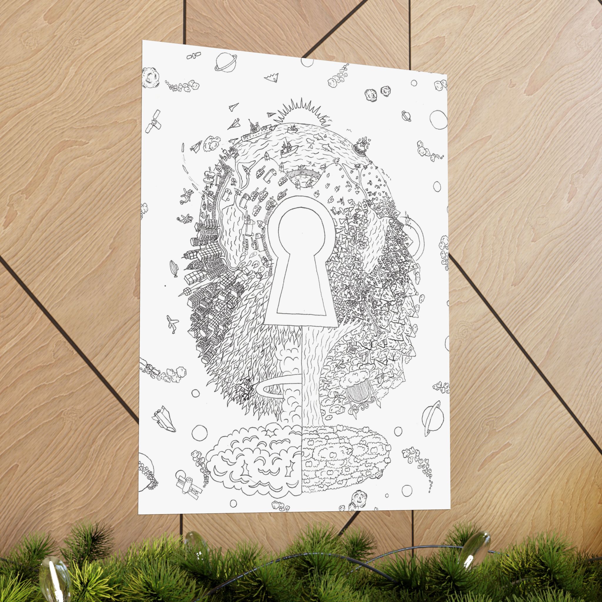 Connected Art Print